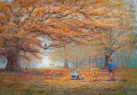 Tenyo Japan Jigsaw Puzzle D-1000-336 Disney Winnie-the-Pooh (1000 Pieces) (4905823943366)