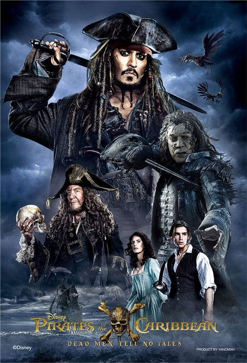 Yanoman Jigsaw Puzzle 99-420 Pirates of the Caribbean Dead Men Tell No Tales (99 Small Pieces)
