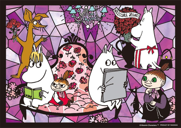 Yanoman Prism Art Jigsaw Puzzle 61-46 Moomin Welcome Home (108 Pieces) (4979817340462)