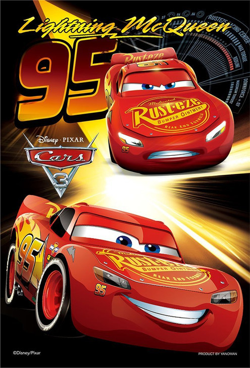 Yanoman Jigsaw Puzzle 99-418 Disney Cars 3 Lightning McQueen (99 Small Pieces)