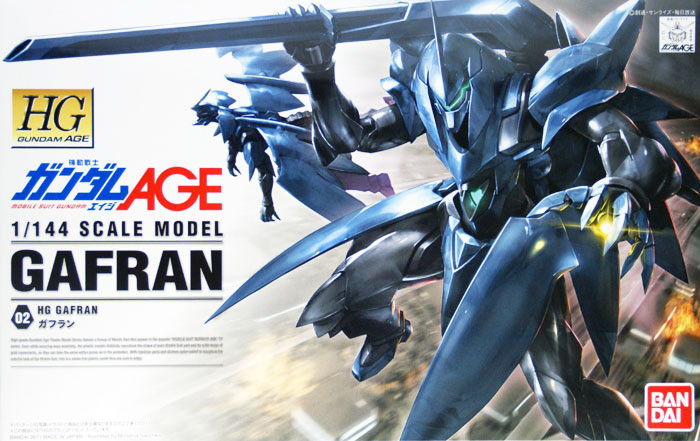 Bandai Gundam HG AGE-02 GAFRAN 1/144 Scale Kit (4543112715388)