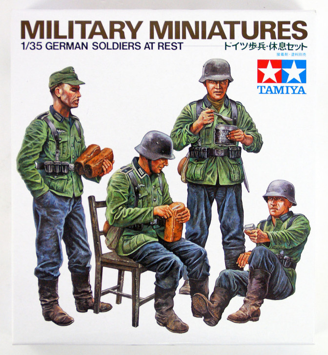 Tamiya 35129 German Soldiers at Rest 1/35 scale PlazaJapan
