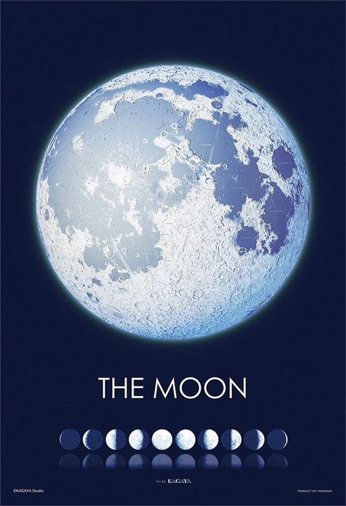 Yanoman Jigsaw Puzzle 03-857 KAGAYA THE MOON (300 Pieces) (4979817038574)