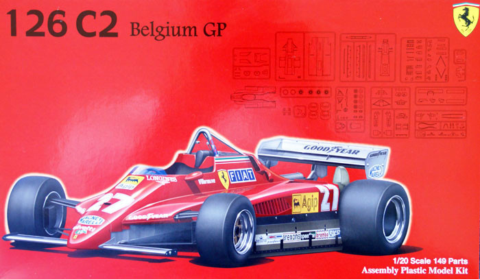 Fujimi GP31 090856 F1 Ferrari 126C2 Belgium GP 1/20 Scale Kit