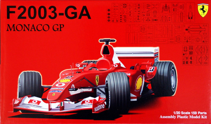 Fujimi GP33 090887 F1 Ferrari F2003-GA Monaco GP 1/20 Scale Kit (4968728090887)