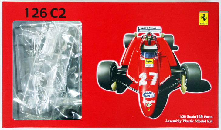 Fujimi GP SP01 F1 Ferrari 126C2 San Marino 1/20 scale kit (4968728090344)