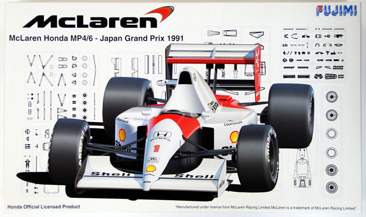 Fujimi GP SP7 090511 F1 McLaren MP4/6 1991 Japan GP 1/20 Scale Kit (4968728090511)