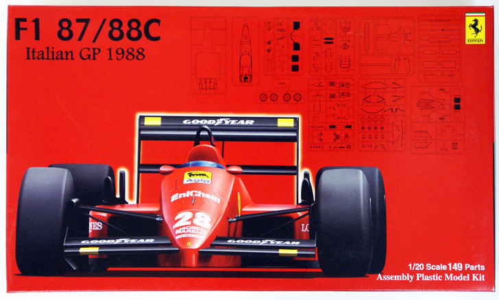 Fujimi GP SP9 090559 F1 Ferrari 87/88C 1988 Italian 1/20 Scale Kit (4968728090559)