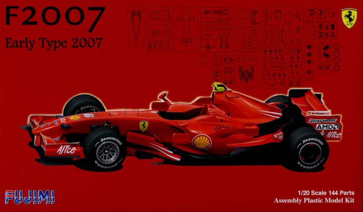 Fujimi GP SP12 090689 F1 Ferrari F2007 Early Type 1/20 Scale Kit (4968728090689)