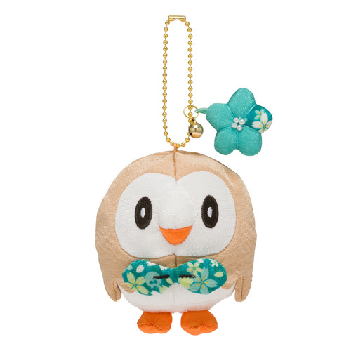Pokemon Center Original Chirimen Rowlet (Mokuroh) Mascot 729-221786 (4521329221786)