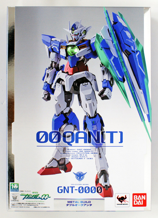 Bandai METAL BUILD GNT-0000 00 Qan[T] Figure (Gundam 00)