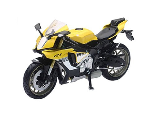 Aoshima Skynet 03920 YAMAHA YZF-R1 2016 YELLOW 1/12 Scale Finished Model (4905083103920)