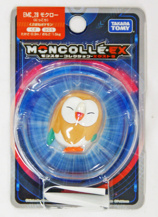 Takara Tomy Pokemon Moncolle Rowlet (Mokuroh) Smile 969563 (4904810969563)