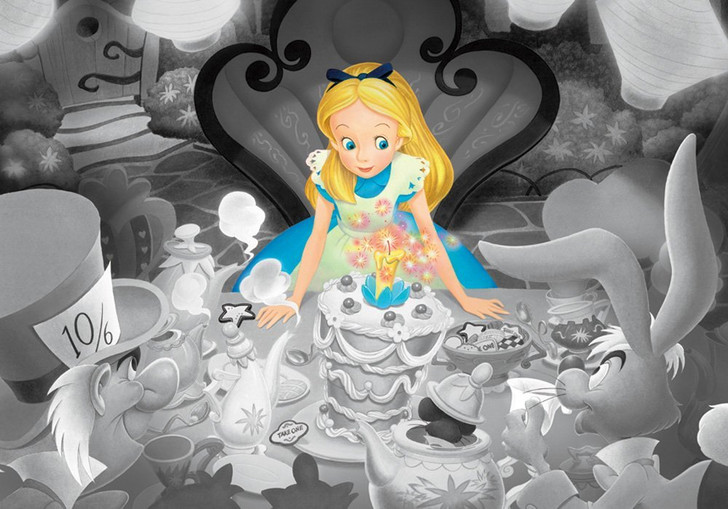 Tenyo Japan Jigsaw Puzzle DFG-500-102 Frost Art Disney Alice in Wonderland (500 Pieces) (4905823861028)