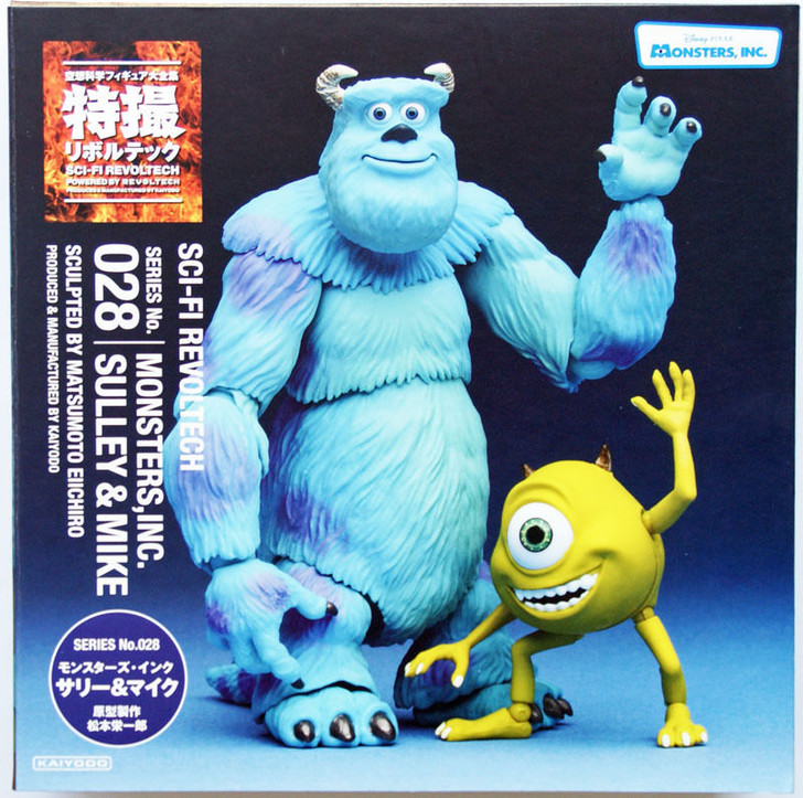 Kaiyodo Sci-Fi Revoltech 028 Monsters Inc Sulley & Mike Figure