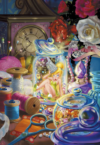 Tenyo Japan Jigsaw Puzzle D-108-704 Disney Tinker Bell (108 Pieces) (4905823847046)