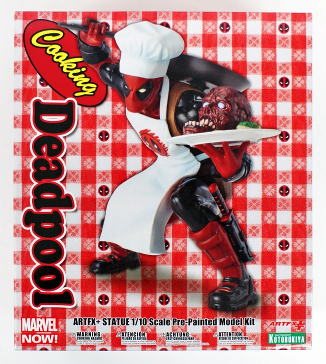 Kotobukiya MK252 ARTFX+ Marvel Universe Cooking Deadpool 1/10 Scale Figure