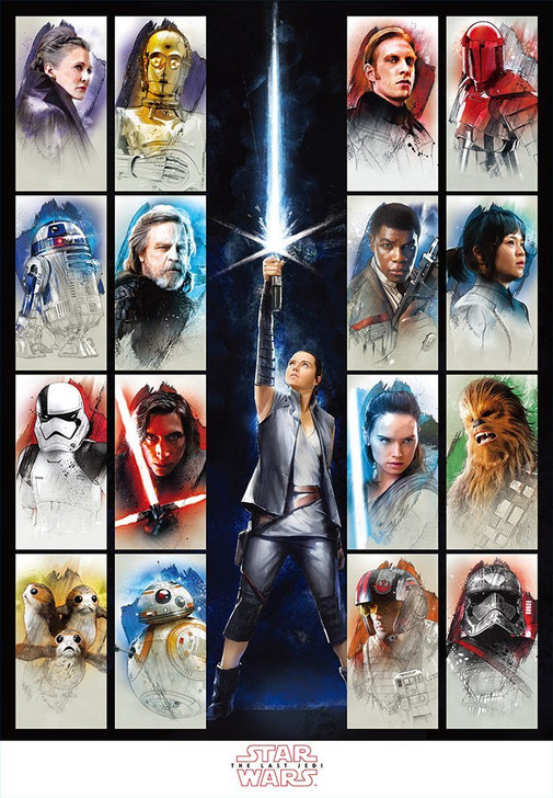 Tenyo Japan Jigsaw Puzzle W-1000-667 Star Wars The Last Jedi (1000 Pieces) (4905823856673)
