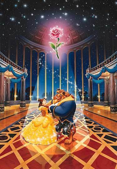 Tenyo Japan Jigsaw Puzzle D-108-839 Disney Beauty and the Beast (108 Pieces) (4905823848395)