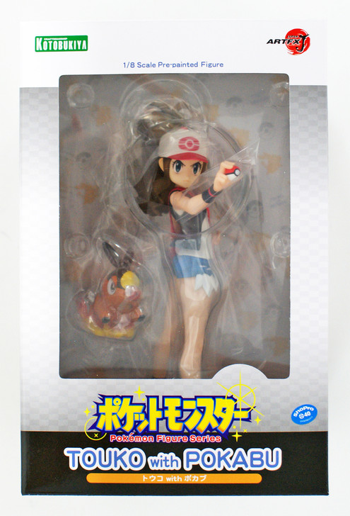 Kotobukiya PP701 ARTFX J Pokemon Hilda (Touko) with Tepig 1/8 Scale Figure (4934054784769)