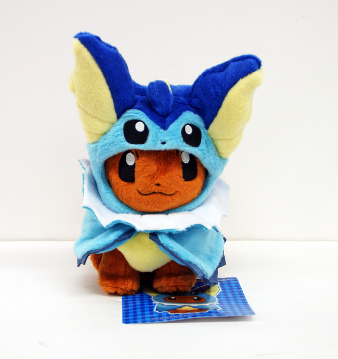 Pokemon Center Original Plush Doll Eevee Poncho Vaporeon (Showers) 1007-228259 (4521329228259)
