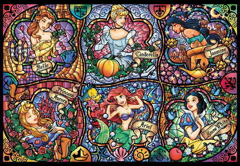 Tenyo Japan Jigsaw Puzzle D-108-987 Disney Princess (108 Pieces) (4905823849873)