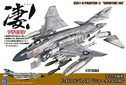 Doyusha 412602 USN F-4J Phantom II "Showtime 100" 1/72 Scale Plastic Kit (4975406412602)
