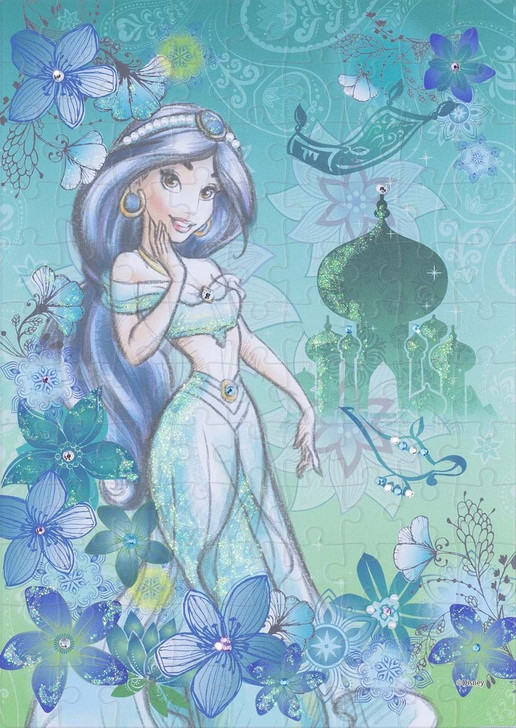 Epoch Jigsaw Puzzle Decoration 72-004 Disney Aladdin Jasmine (108 Pieces) (4977389720040)