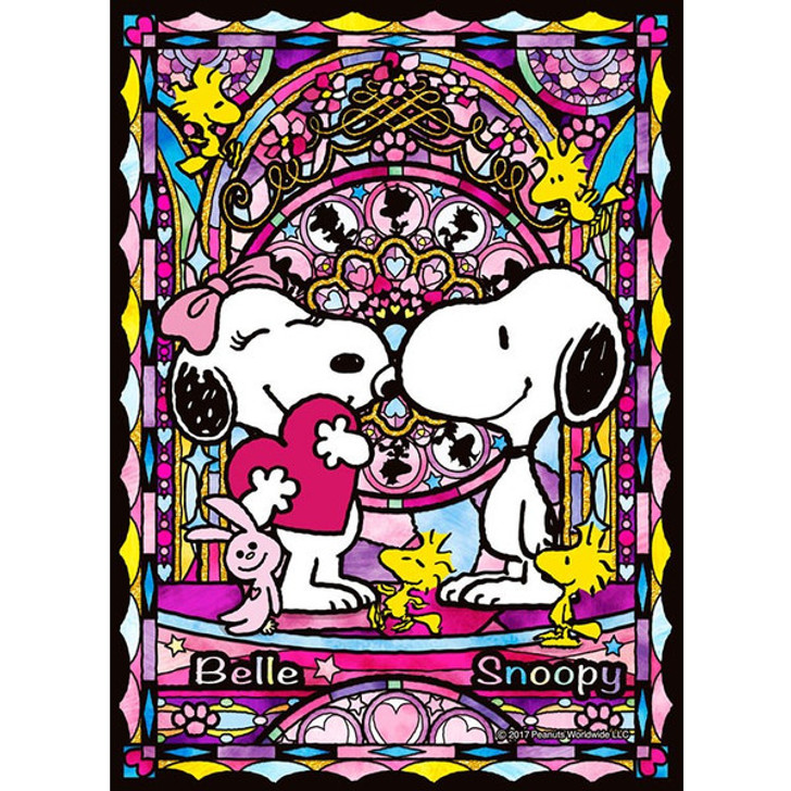 Beverly Crystal Jigsaw Puzzle CJP-051 Peanuts Snoopy & Belle (165 Pieces)