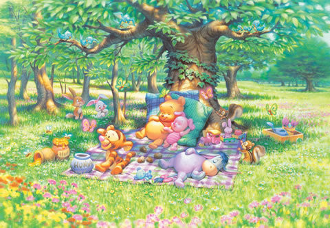 Tenyo Japan Jigsaw Puzzle D-300-204 Disney Winnie-the-Pooh (300 Pieces) (4905823932049)