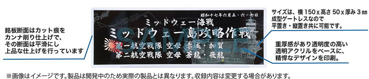 Fujimi 115856 The Battle of the Eastern Solomons August 1942 Warship Nameplate (4968728115856)