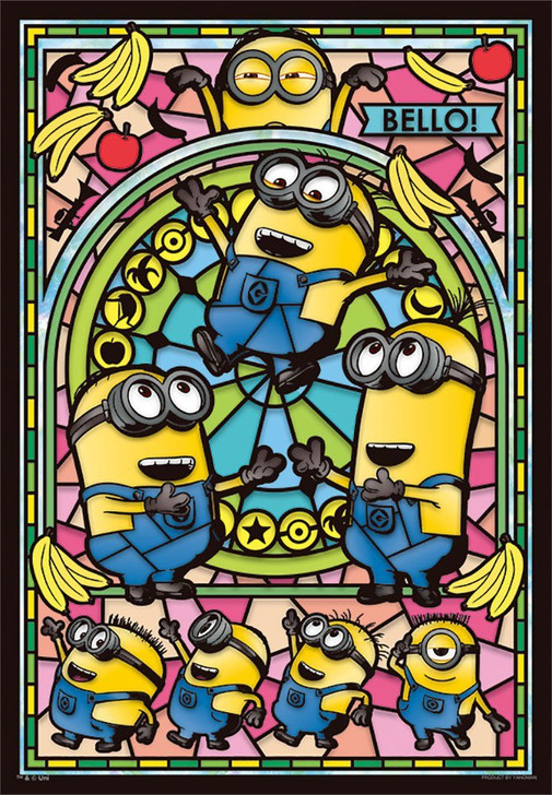 Yanoman Prism Art Jigsaw Puzzle 62-19 Despicable Me Minions BELLO! (216 Pieces) (4979817331194)