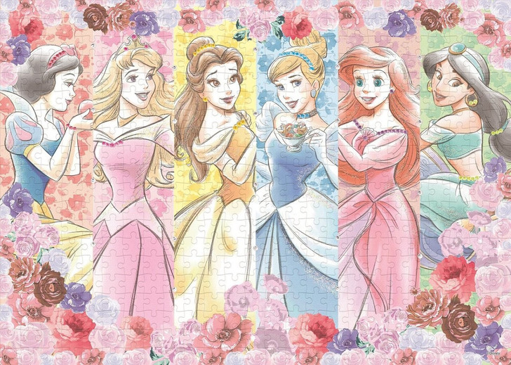 Epoch Jigsaw Puzzle Decoration 74-001 Disney Princess Flower Blossom (500 Pieces)