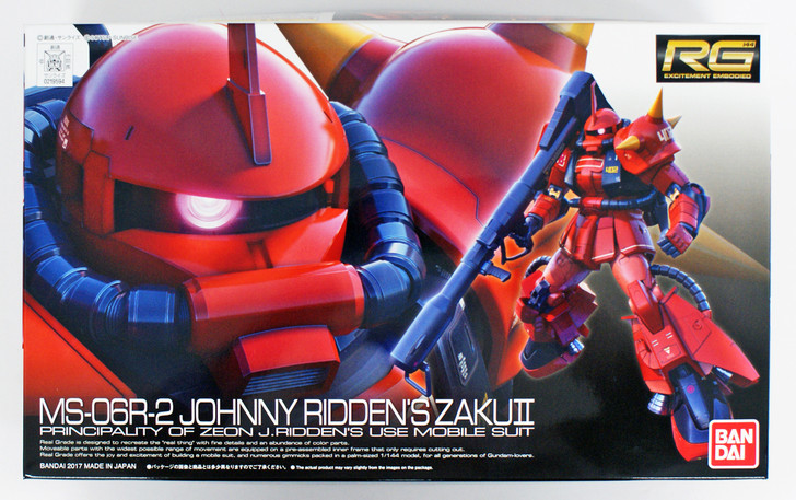 Bandai RG-26 MS-06R-2 Johnny Raiden's Zaku II 1/144 Scale Kit