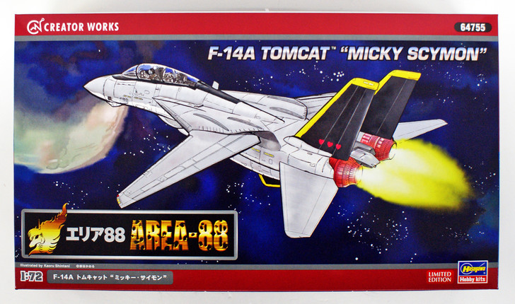 Hasegawa 64755 Area-88 D-14A Tomcat "Mickey Scymon" 1/72 scale kit