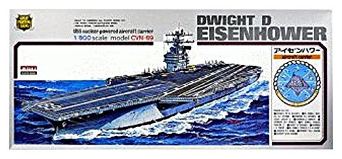 Arii-05 618059 USS Aircraft Carrier Dwight D Eisenhower CVN-69 1/800 Scale Kit (Microace) (4968279618059)