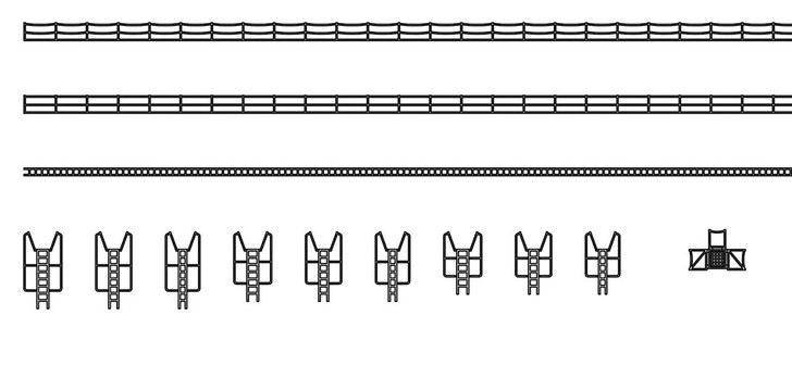 Hasegawa QG72 721722 IJN Vessels General-purpose Photo-etched Parts A (Handrail / Ladder) 1/700 scale kit (4967834721722)