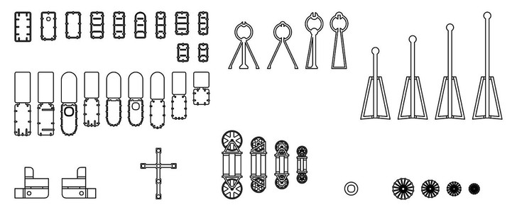 Hasegawa QG73 721739 IJN Vessels General-purpose Photo-etched Parts B (Watertight Door / Hatch) 1/700 scale kit