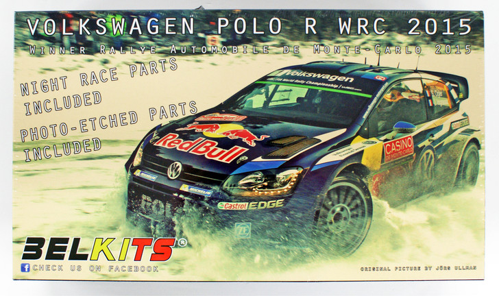 Aoshima (BELKitS) 03166 Volkswagen Polo R WRC 2015 1/24 Scale Kit