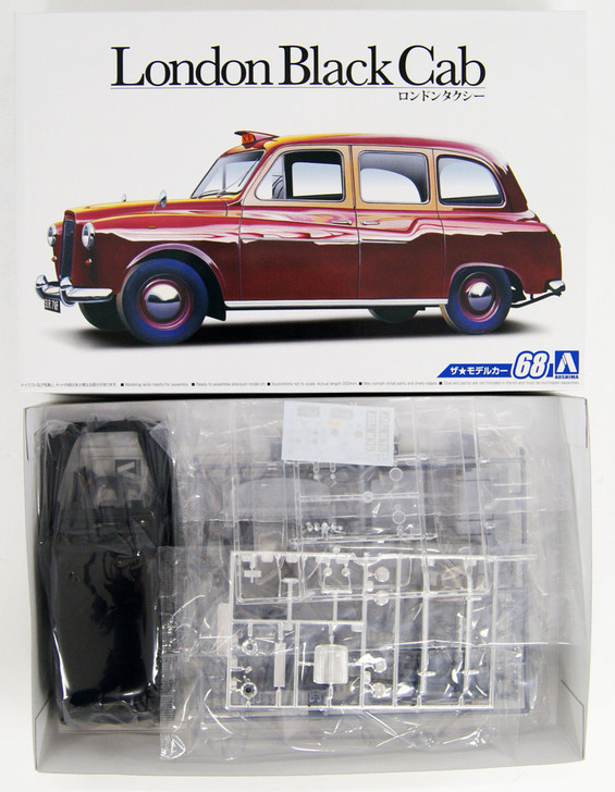 Aoshima 54871 The Model Car 68 FX-4 London Taxi 1968 1/24 scale kit (4905083054871)