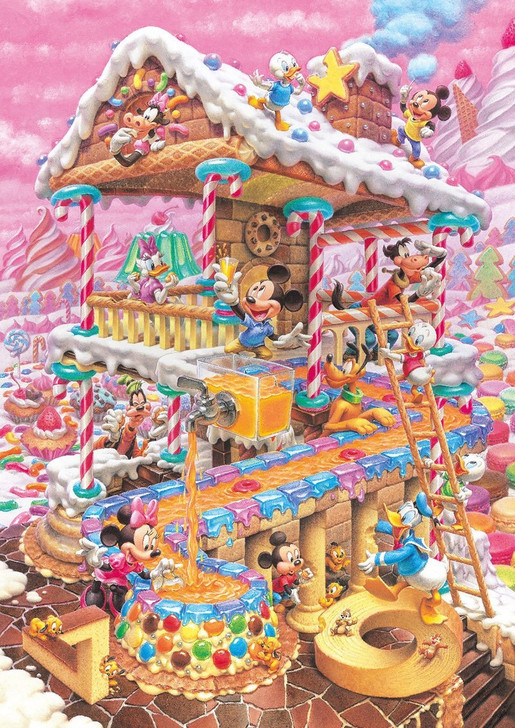 Tenyo Pure White Jigsaw Puzzle Disney Candy | PlazaJapan