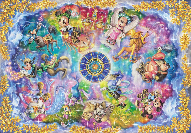 Tenyo Japan Jigsaw Puzzle D-2000-621 Disney Zodiacal Constellations (2000 Pieces)