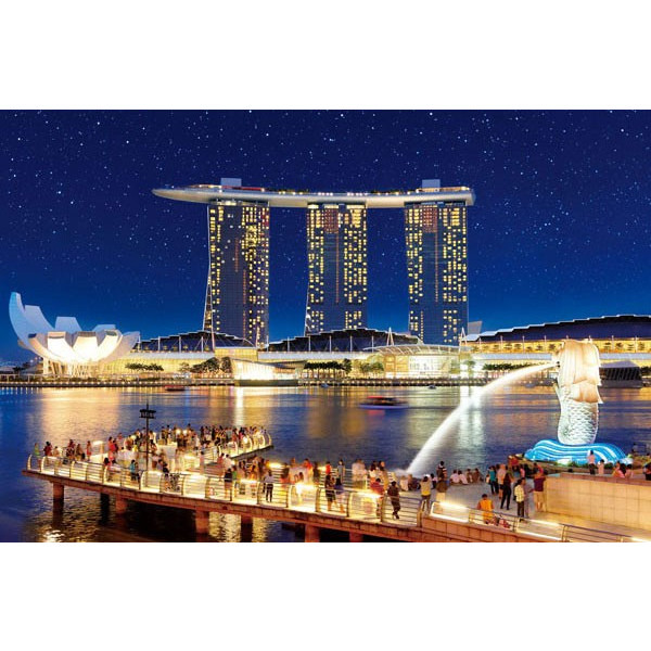 APPLEONE Jigsaw Puzzle 1000-818 Marina Bay Sands Singapore (1000 Pieces) (4959295018183)