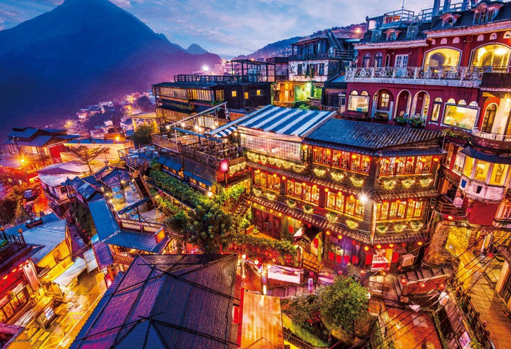 Beverly Jigsaw Puzzle M81-871 Jiufen Taipei Taiwan (1000 S-Pieces)