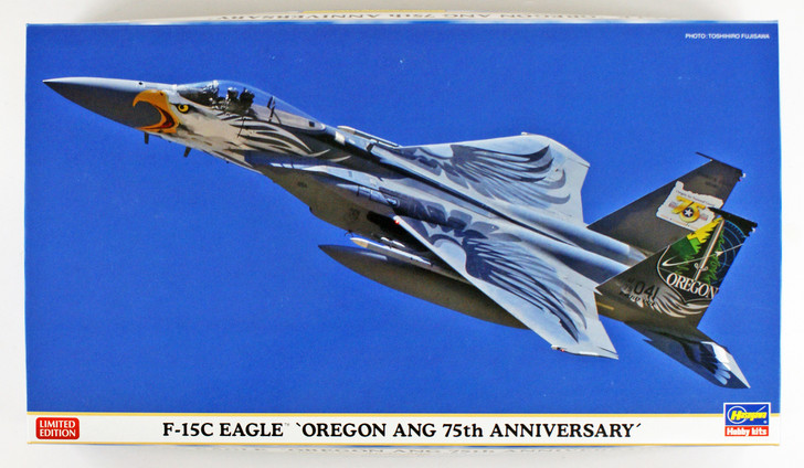 Hasegawa 02268 US Air Force F-15C Eagle Oregon ANG 75 Year Anniversary Special 1/72 scale kit