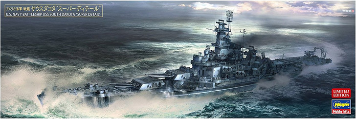Hasegawa 30048 US Navy Battleship South Dakota Super Detail 1/700 scale kit