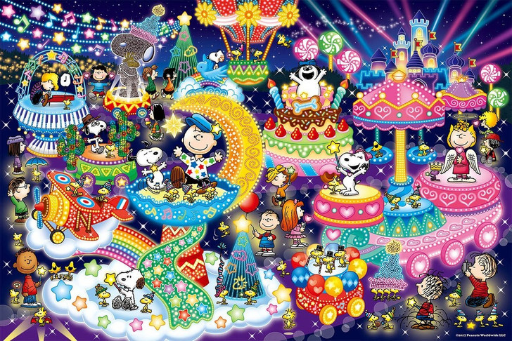 Epoch Jigsaw Puzzle 12-055s Peanuts Snoopy Illumination (1000 Pieces) (4977389120550)