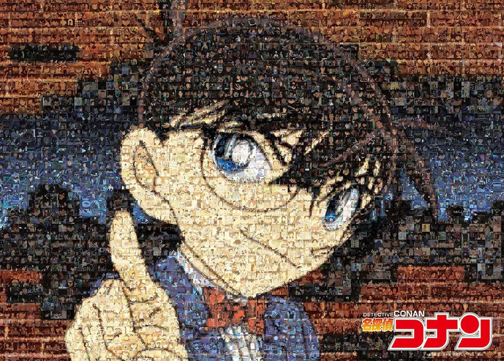 Epoch Jigsaw Puzzle 06-086s Case Closed Detective Conan Mosaic Art (500 Pieces) (4977389060863)
