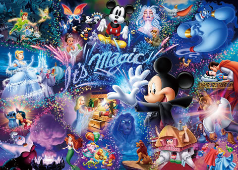 Tenyo Japan Jigsaw Puzzle DSG-500-429 Disney It's Magic! (500 Pieces) (4905823934296)