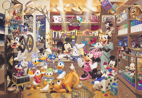 Tenyo Japan Jigsaw Puzzle DW-1000-259 Disney Mickey's Majic Shop (1000 Pieces) (4905823942598)